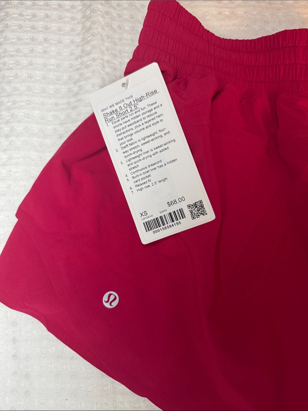 lululemon athletica Women's Run/Training Shorts -new with tags - Picture 3 of 4